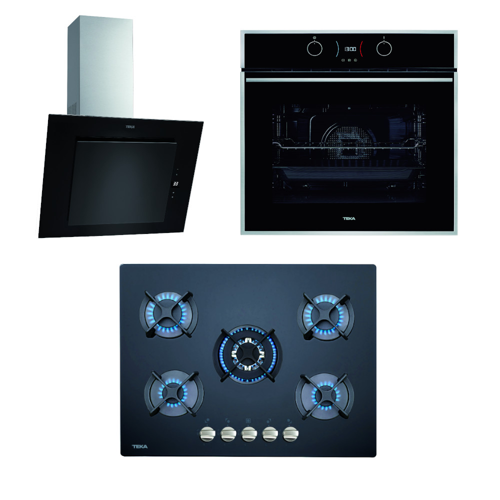 TEKA Master Set 2 DVT68660TBSBK Davlumbaz HFLUX70 Ankastre Ocak