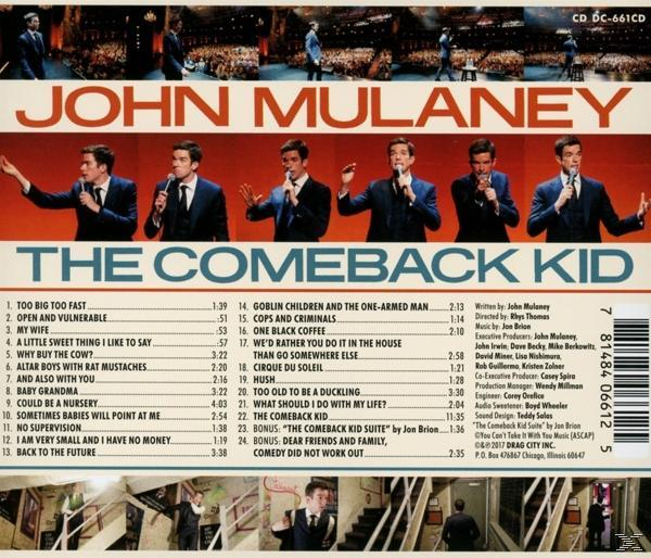 John Mulaney - The Comeback Kid  - (CD)