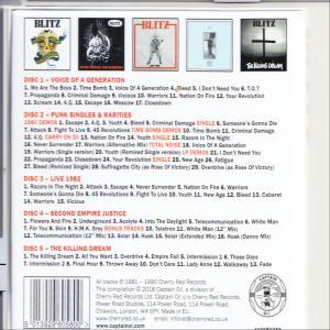 CD-Hülle mit Albumcover und Titellisten eines Compilation-Albums mit mehreren Discs.