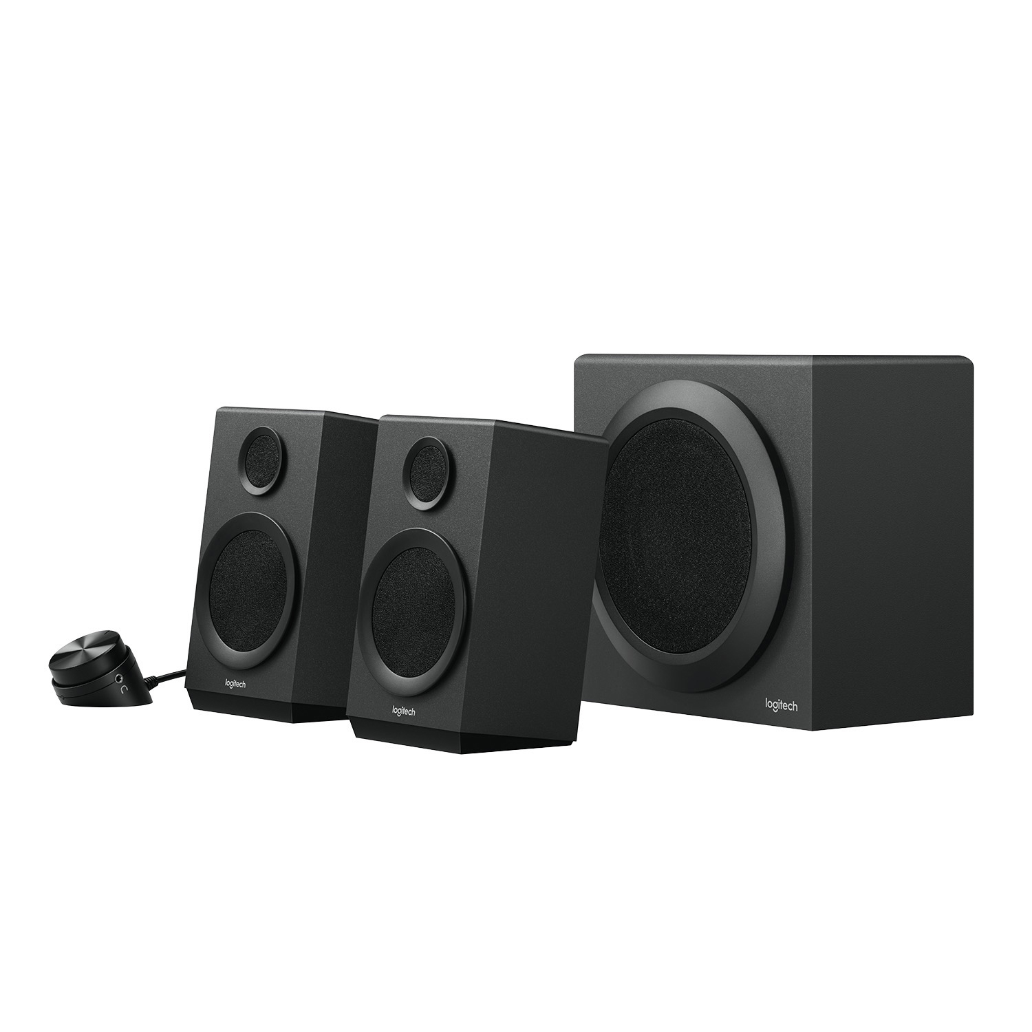 LOGITECH Z333 Multimedia Lautsprecher (2.1 Lautsprecher, Schwarz