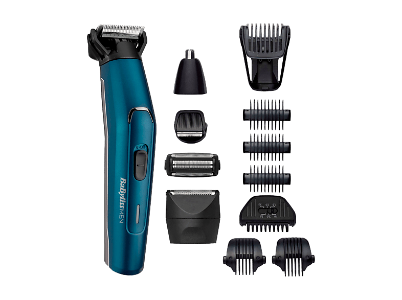 BABYLISS MT890E Japanese Steel Multi 12 in 1 - Multigroomer-Set (Blau/Schwarz)