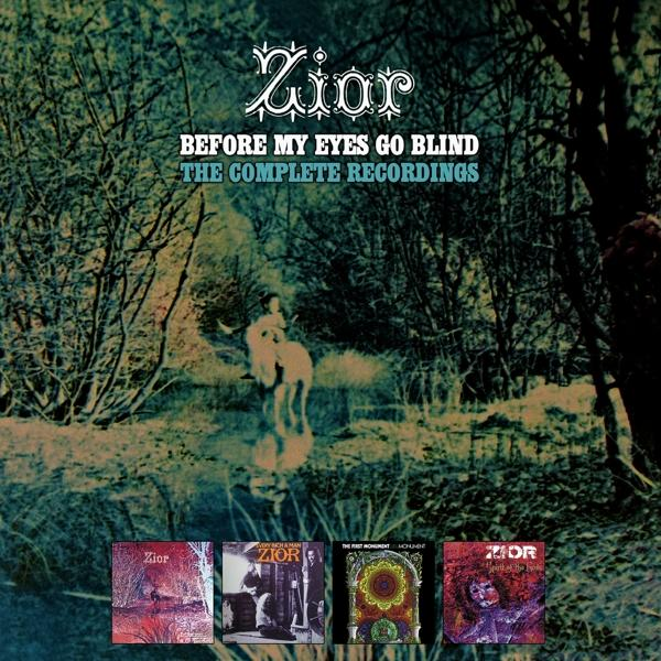 Albumcover mit einer Waldszene und mehreren kleineren Covern. Titel: "Before My Eyes Go Blind".