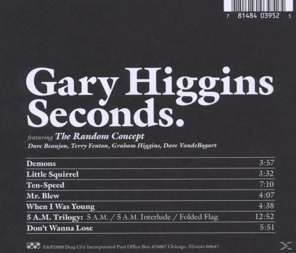 Gary Higgins - Seconds  - (CD)