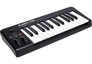 ALESIS Q25 - Contrôleur clavier MIDI/USB (Noir)