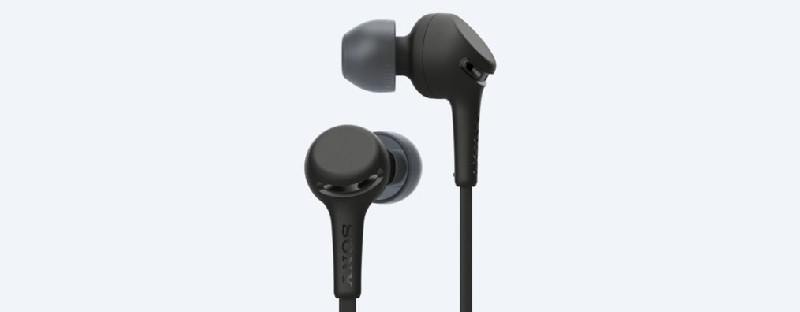 Auriculares inalámbricos - Sony WIXB400B.CE7, Bluetooth, Extra Bass, Control volumen, Autonomía 15 h, Negro