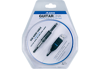 ALESIS GuitarLink Plus - Câble d'enregistrement pour guitares (Noir)