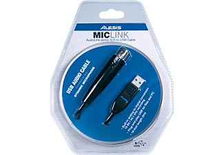 ALESIS MicLink - USB/Mikrofonanschluss-Kabel (Schwarz)