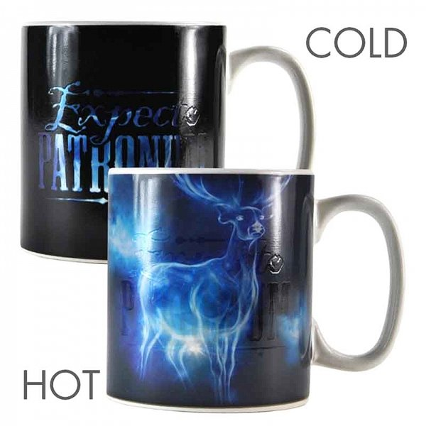 HALF MOON BAY Harry Potter Thermoeffekt-Tasse XL Patronus Tasse