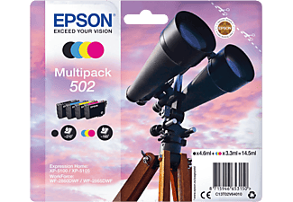 EPSON 502 Multipack Eredeti Tintapatron 1x4,6 ml+3x3,3 ml (C13T02W64010)