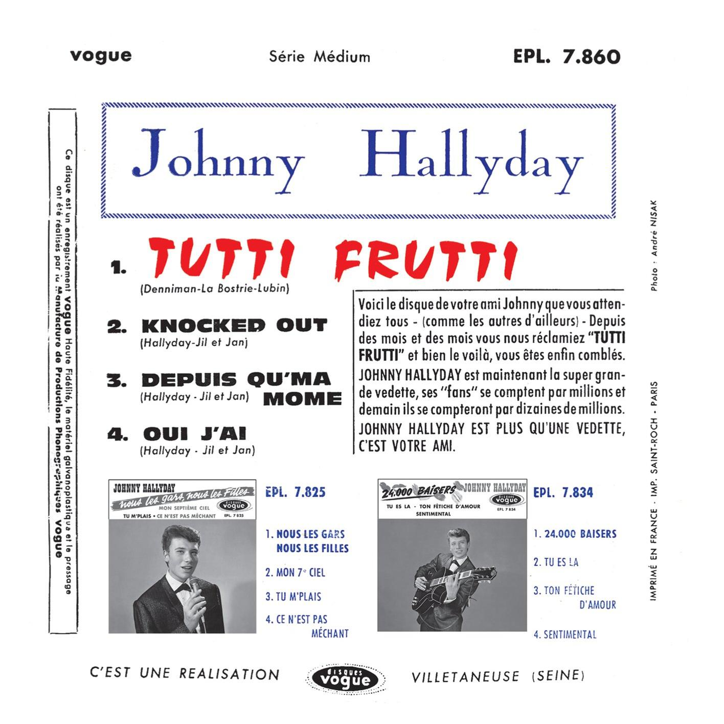 Johnny Hallyday - Tutti Frutti  - (CD)
