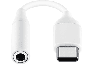 Adaptador cable de audio - Samsung USB-C a Jack 3.5mm, Blanco