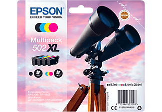 EPSON 502XL Multipack Eredeti Tintapatron 1x4,6 ml+3x3,3 ml (C13T02V64010)