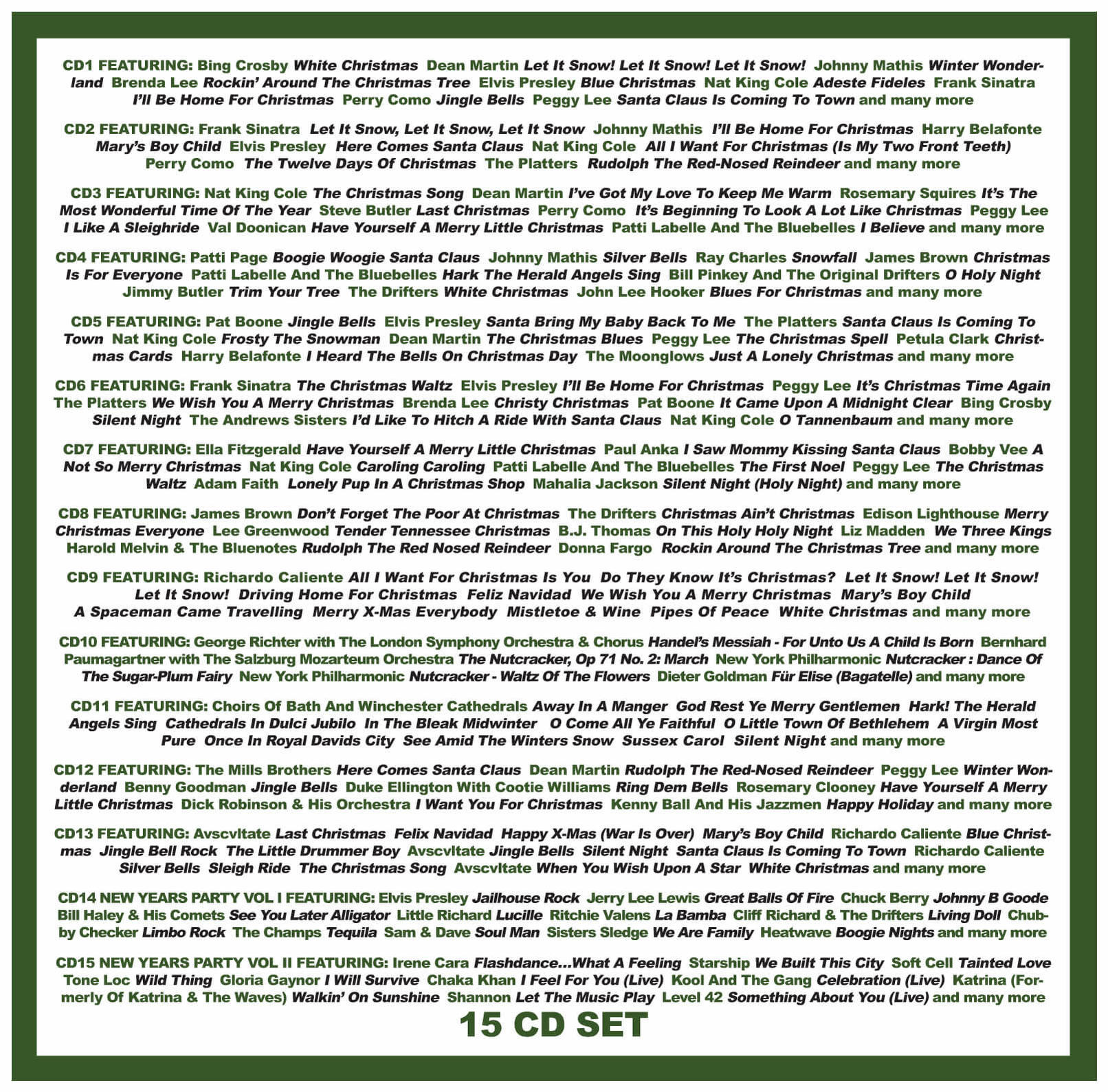 VARIOUS - 300 Hits Christmas  - (CD)