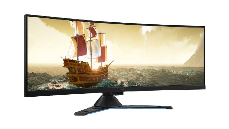 Monitor Gaming Lenovo legion y44w 43.4 curvo 3840 x 1200 144 hz 4 ms amd freesync 2 negro pc 11024 cm 434 y44w10 wuxga dwuxga con altavoz harmankardon va 144hz 4ms hdmi dp 44 1102 43.4led