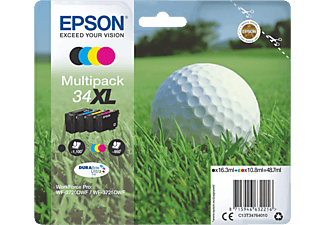 EPSON 34XL Multipack Eredeti Tintapatron 1x16,3 ml+3x10,8 ml (C13T34764010)