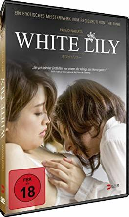 DVD-Cover des Films 'White Lily'. Zeigt zwei Frauen nahe beieinander, mit Text.