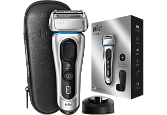 BRAUN Series 8 Premium Edition - Rasoio (Argento/Nero)