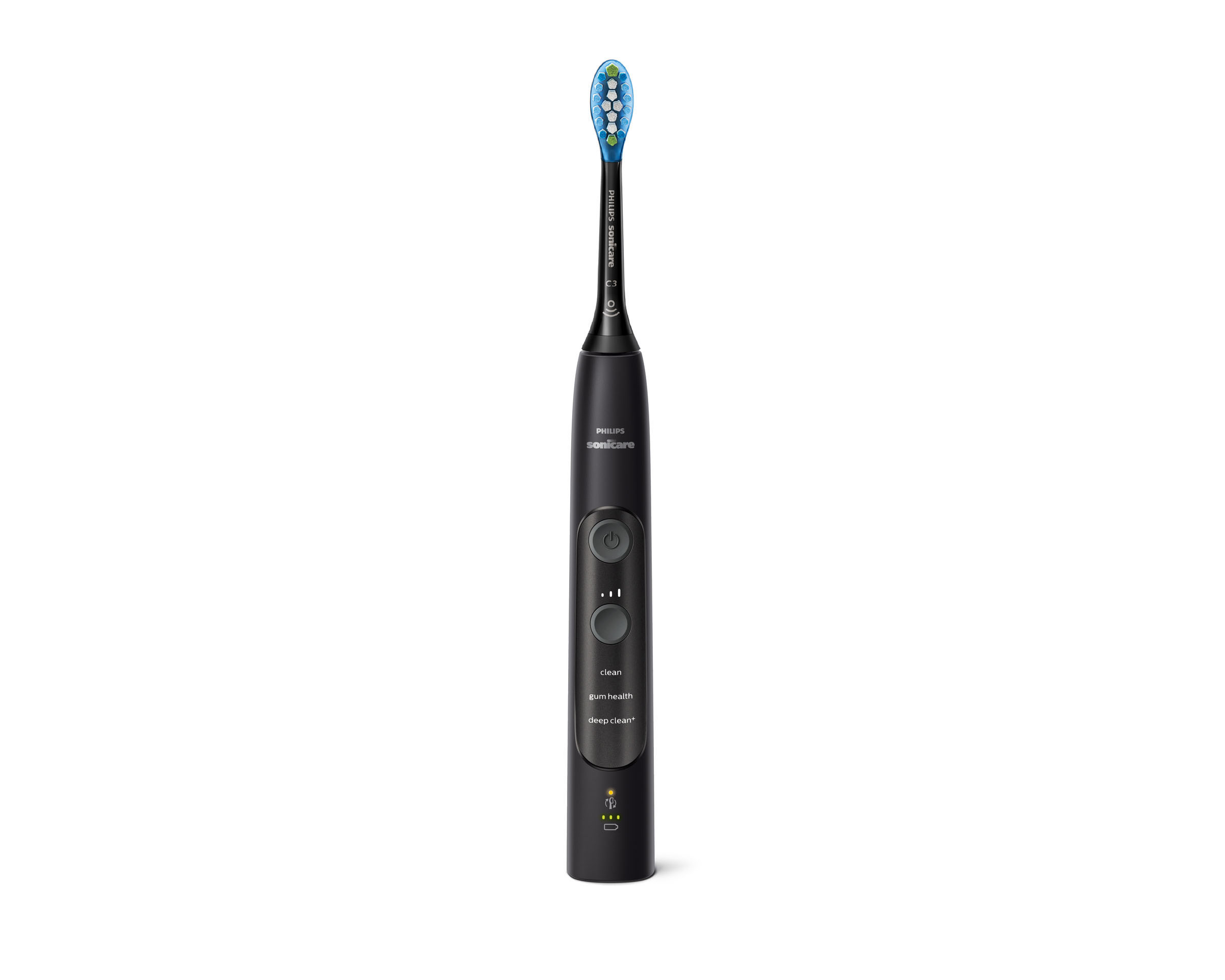 PHILIPS Sonicare HX9601/02 ExpertClean 7300
 Elektrische Zahnbürste Schwarz, Reinigungstechnologie: Schalltechnologie