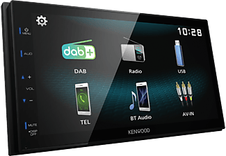 KENWOOD DMX125DAB - Autoradio (2 DIN (double-DIN), Noir)