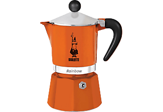 BIALETTI 4992 Rainbow kotyogós kávéfőző 3 adag, narancs