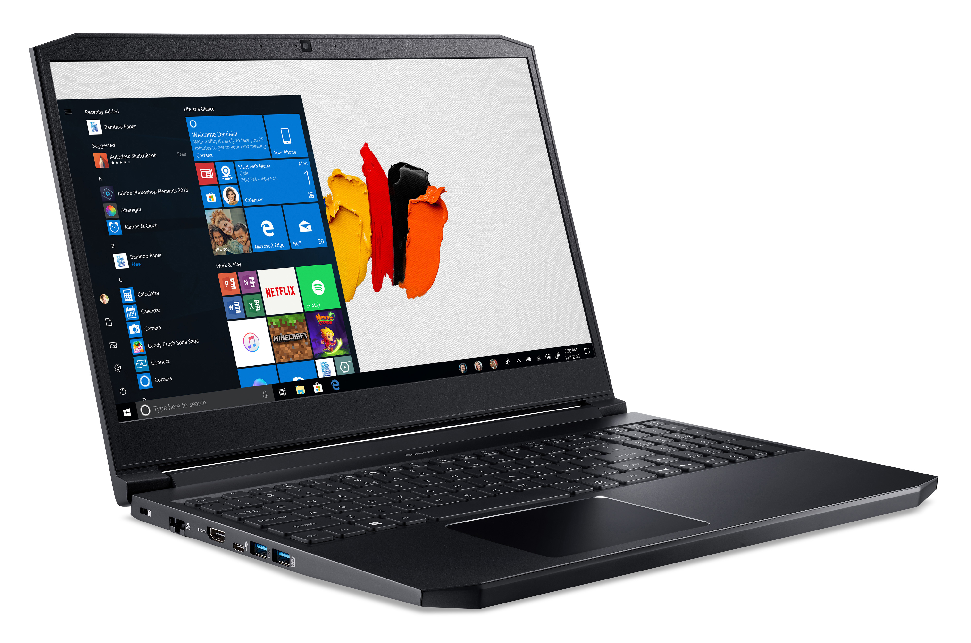 ACER ConceptD 5 (CN515-71-71RT) Creator Notebook - 15,6 Zoll - Intel® Core™ i7 i7-9750H - 16 GB - 1 TB - NVIDIA GeForce® GTX 1650 Ti - Windows 10 Pro (64 Bit)