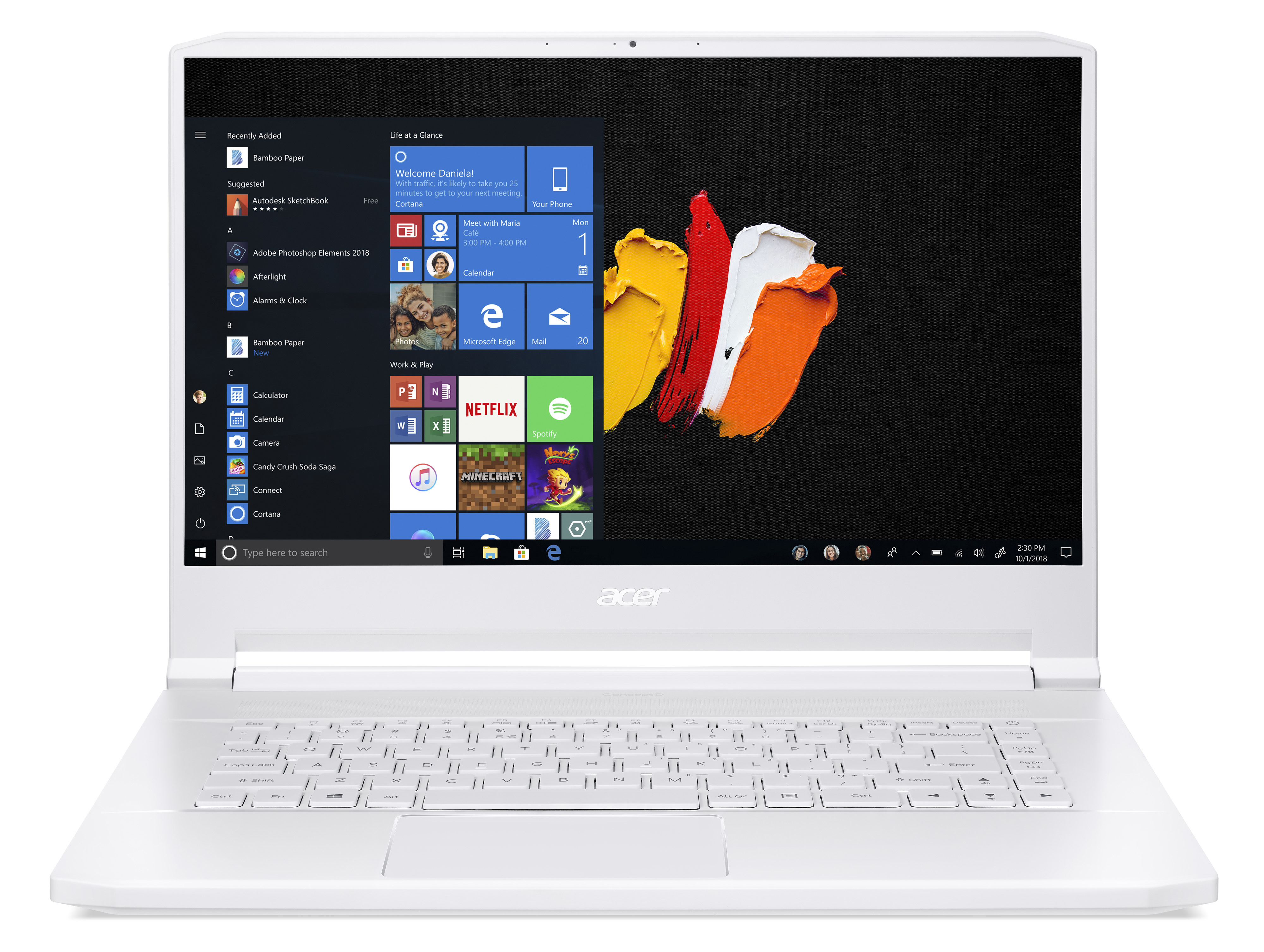 ACER ConceptD 7 Pro (CN715-71P-75G8) - 15,6 Zoll - Intel® Core™ i7 i7-9750H - 32 GB - 1 TB - NVIDIA - Windows 10 Pro (64 Bit)