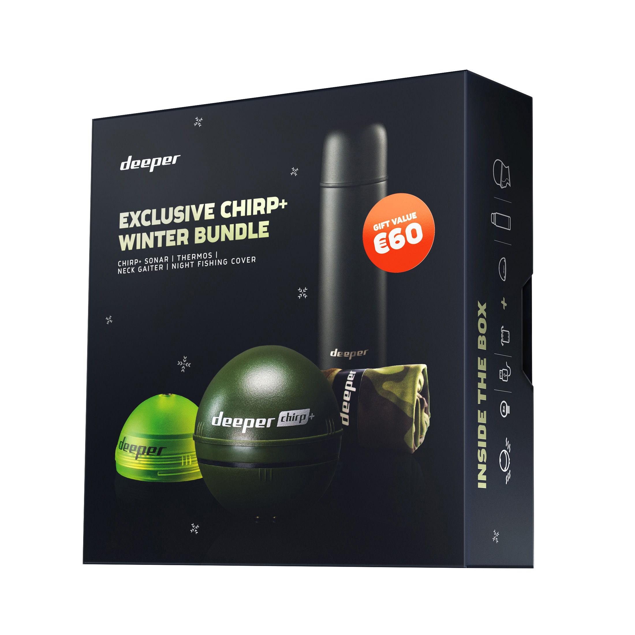 DEEPER Smart Sonar Chirp+ Winterbundle Angeln