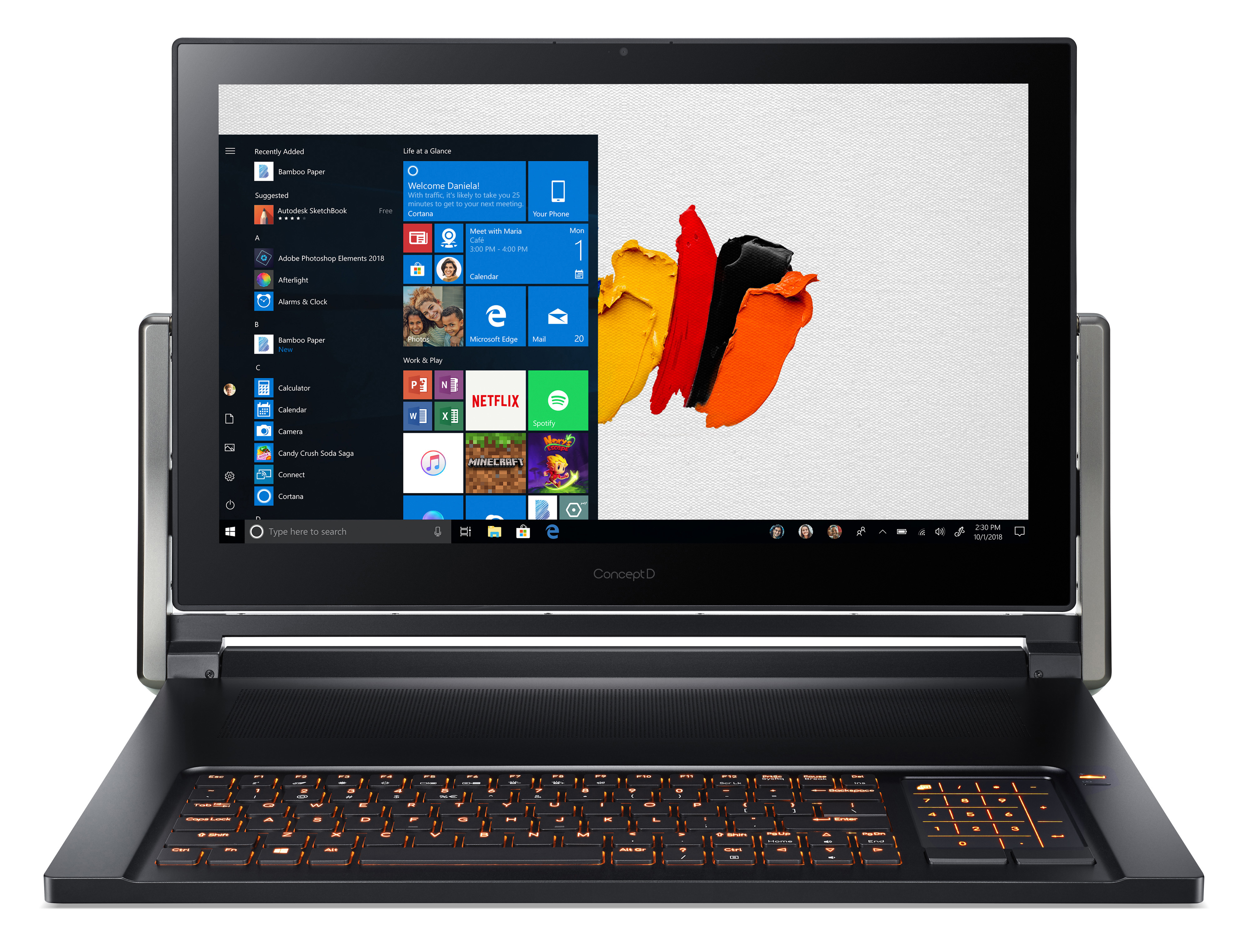 ACER ConceptD 9 (CN917-71-923G) - 17,3 Zoll - Intel® Core™ i9 i9-9980HK - 32 GB - 1 TB - NVIDIA GeForce RTX™ 2080 - Windows 10 Pro (64 Bit)