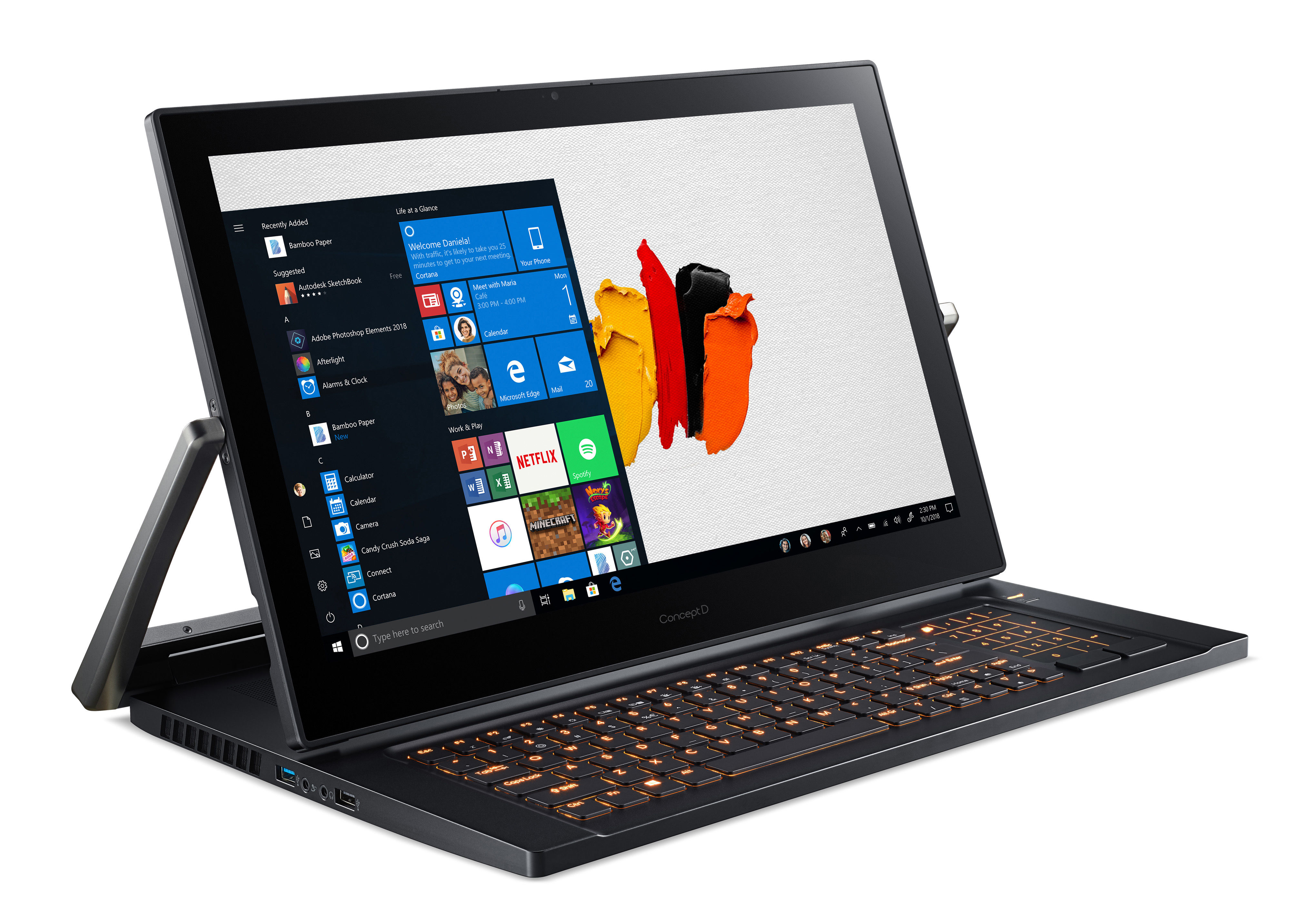 ACER ConceptD 9 Pro (CN917-71P-96BK) Creator Notebook - 17,3 Zoll - Intel® Core™ i9 i9-9980HK - 32 GB - 1 TB - NVIDIA - Windows 10 Pro (64 Bit)