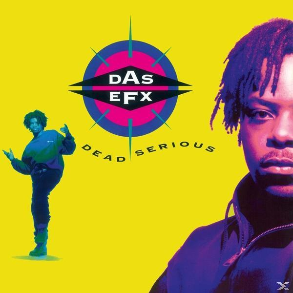 Album borító, sárga háttér, egy férfival és a 'DAS EFX DEAD SERIOUS' szöveggel.