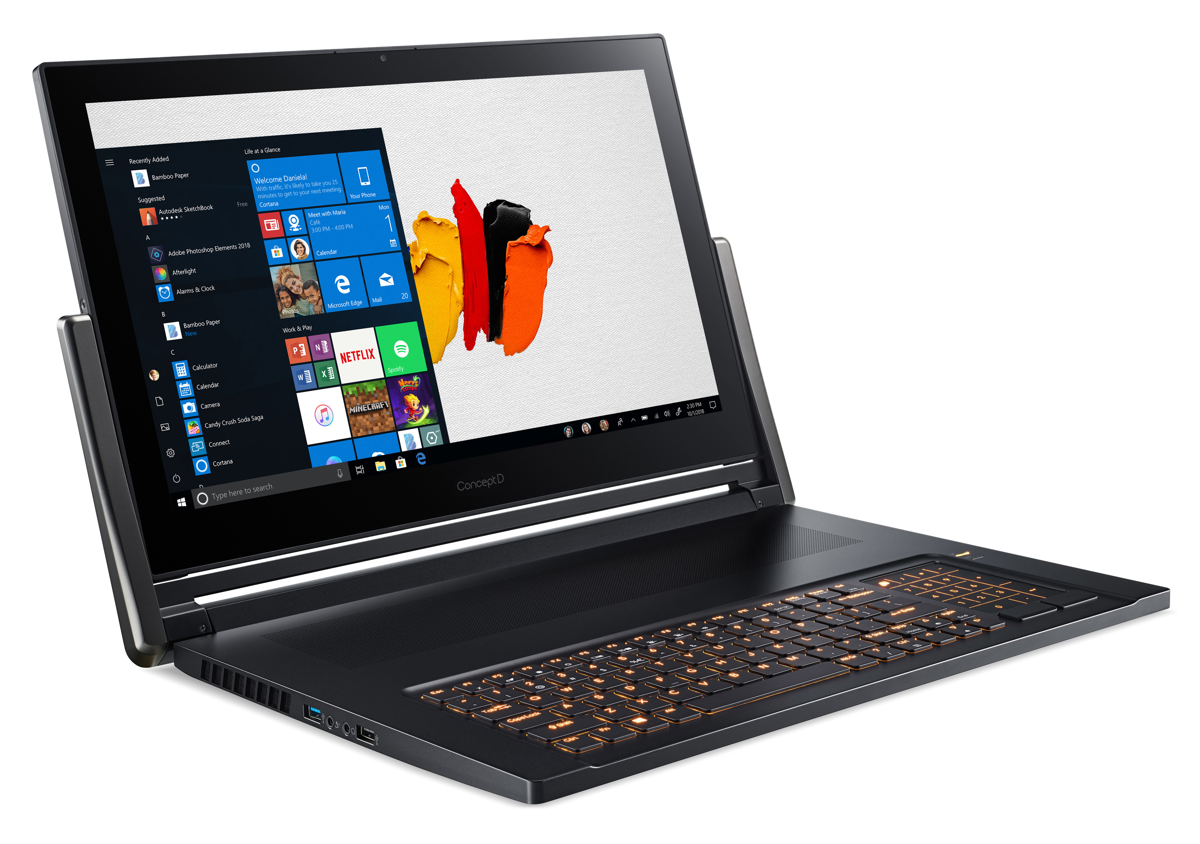 ACER ConceptD 9 Pro (CN917-71P-96BK) Creator Notebook - 17,3 Zoll - Intel® Core™ i9 i9-9980HK - 32 GB - 1 TB - NVIDIA - Windows 10 Pro (64 Bit)