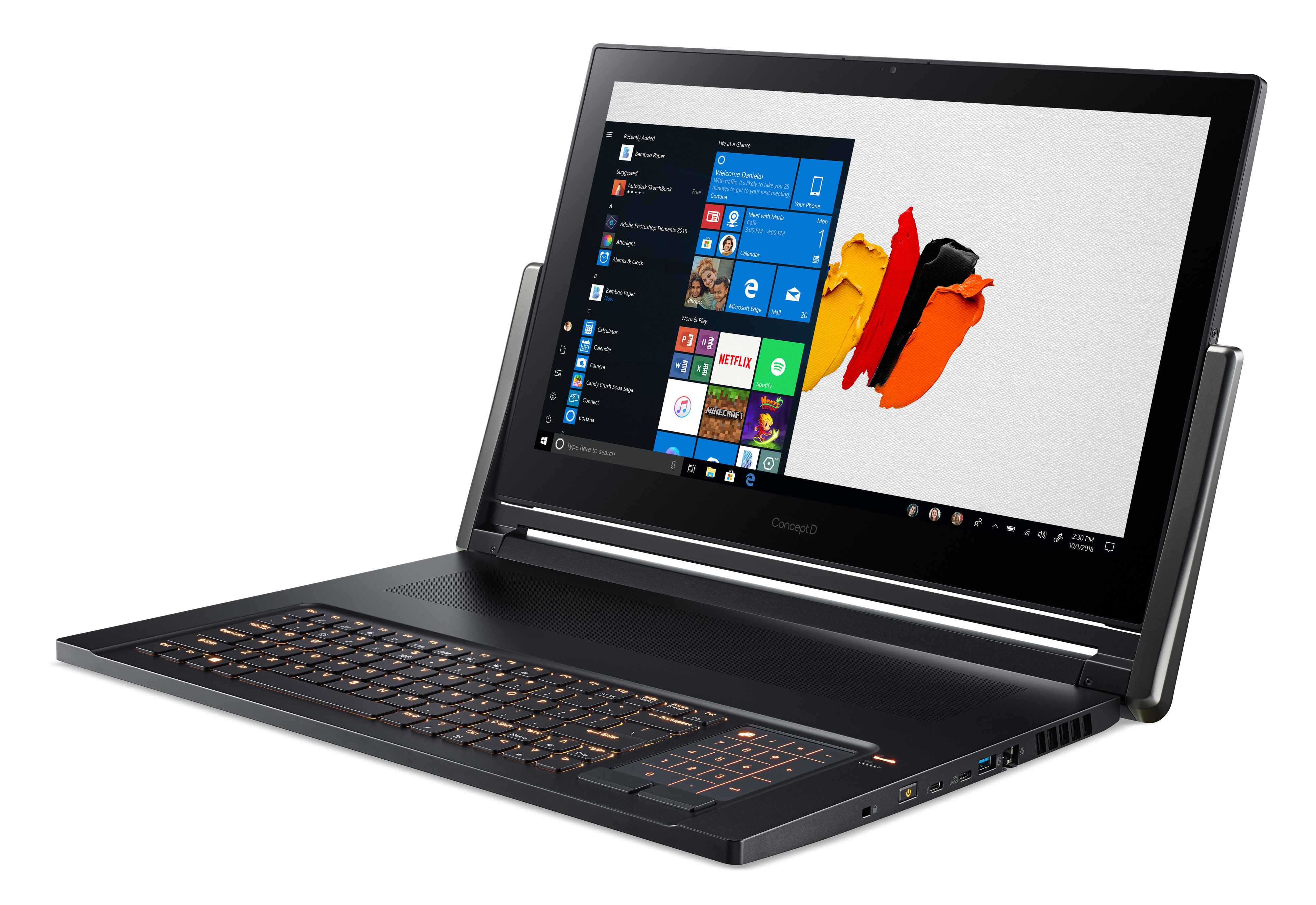 ACER ConceptD 9 Pro (CN917-71P-96BK) Creator Notebook - 17,3 Zoll - Intel® Core™ i9 i9-9980HK - 32 GB - 1 TB - NVIDIA - Windows 10 Pro (64 Bit)