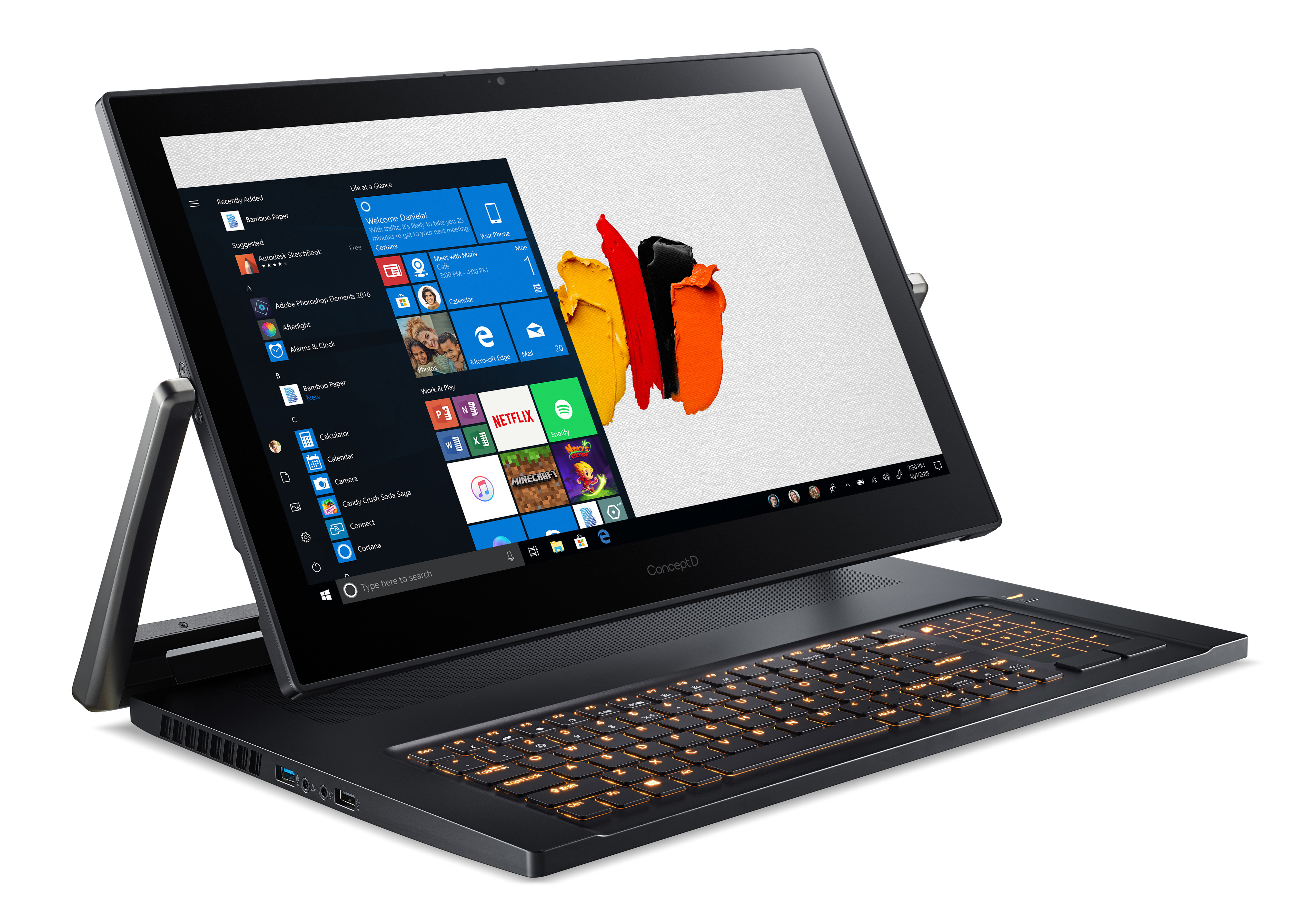 ACER ConceptD 9 Pro (CN917-71P-96BK) Creator Notebook - 17,3 Zoll - Intel® Core™ i9 i9-9980HK - 32 GB - 1 TB - NVIDIA - Windows 10 Pro (64 Bit)