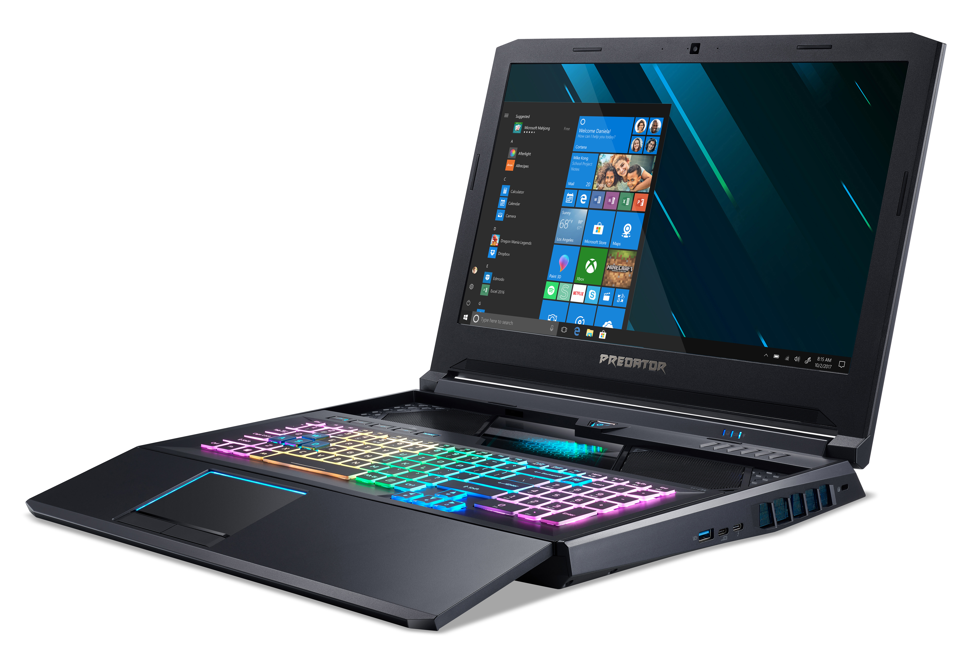 ACER Predator Helios 700 (PH717-71-95AA) - 17,3 Zoll - Intel® Core™ i9 i9-9980HK - 64 GB - 1 TB - NVIDIA GeForce RTX™ 2080 - Windows 10 Home (64 Bit)