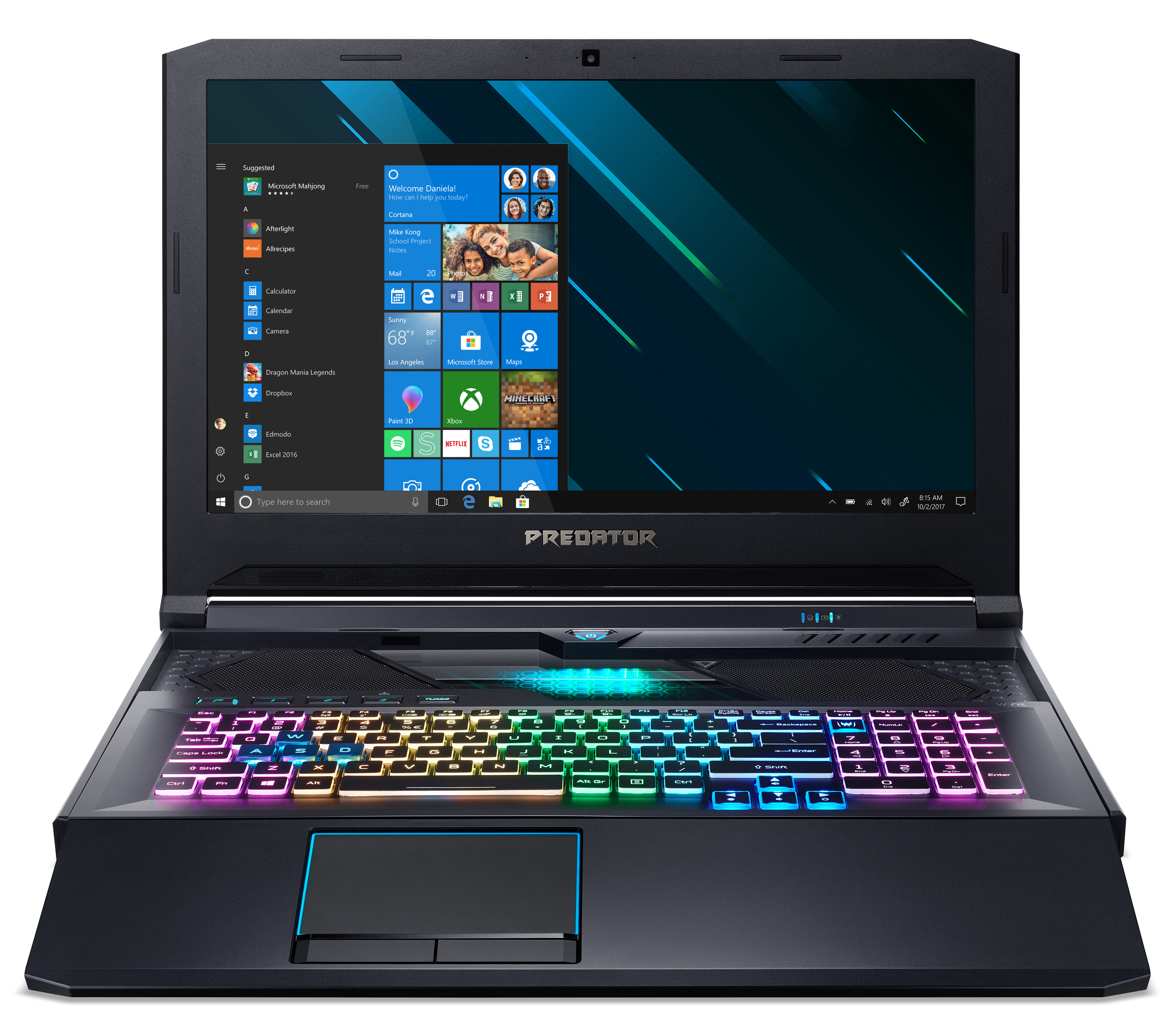 ACER Predator Helios 700 (PH717-71-711Q) - 17,3 Zoll - Intel® Core™ i7 i7-9750H - 32 GB - 1 TB - NVIDIA GeForce RTX™ 2080 - Windows 10 Home (64 Bit)