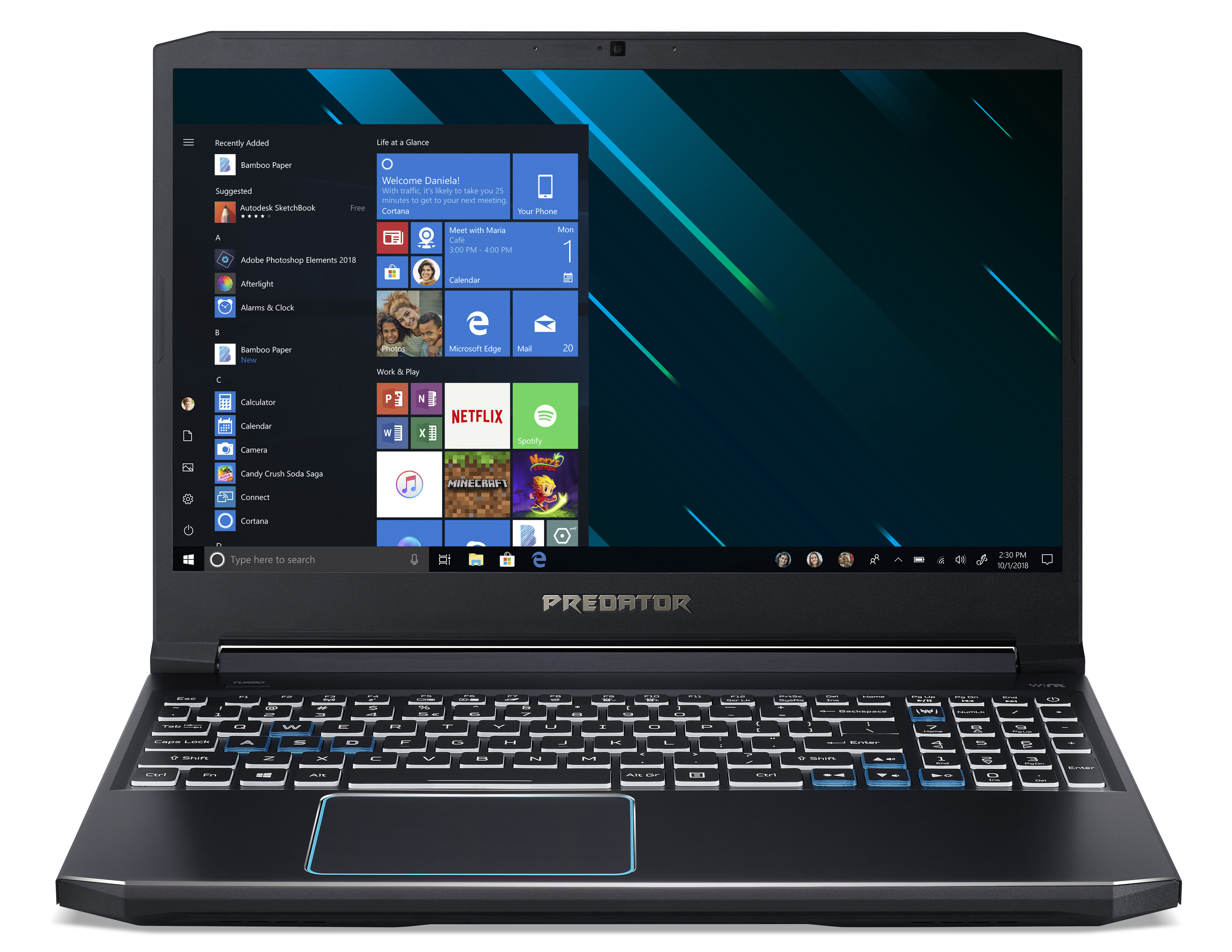 ACER Predator Helios 300 (PH315-52-78T7) - 15,6 Zoll - Intel® Core™ i7 i7-9750H - 16 GB - 1 TB - NVIDIA GeForce RTX™ 2060 - Windows 10 Home (64 Bit)