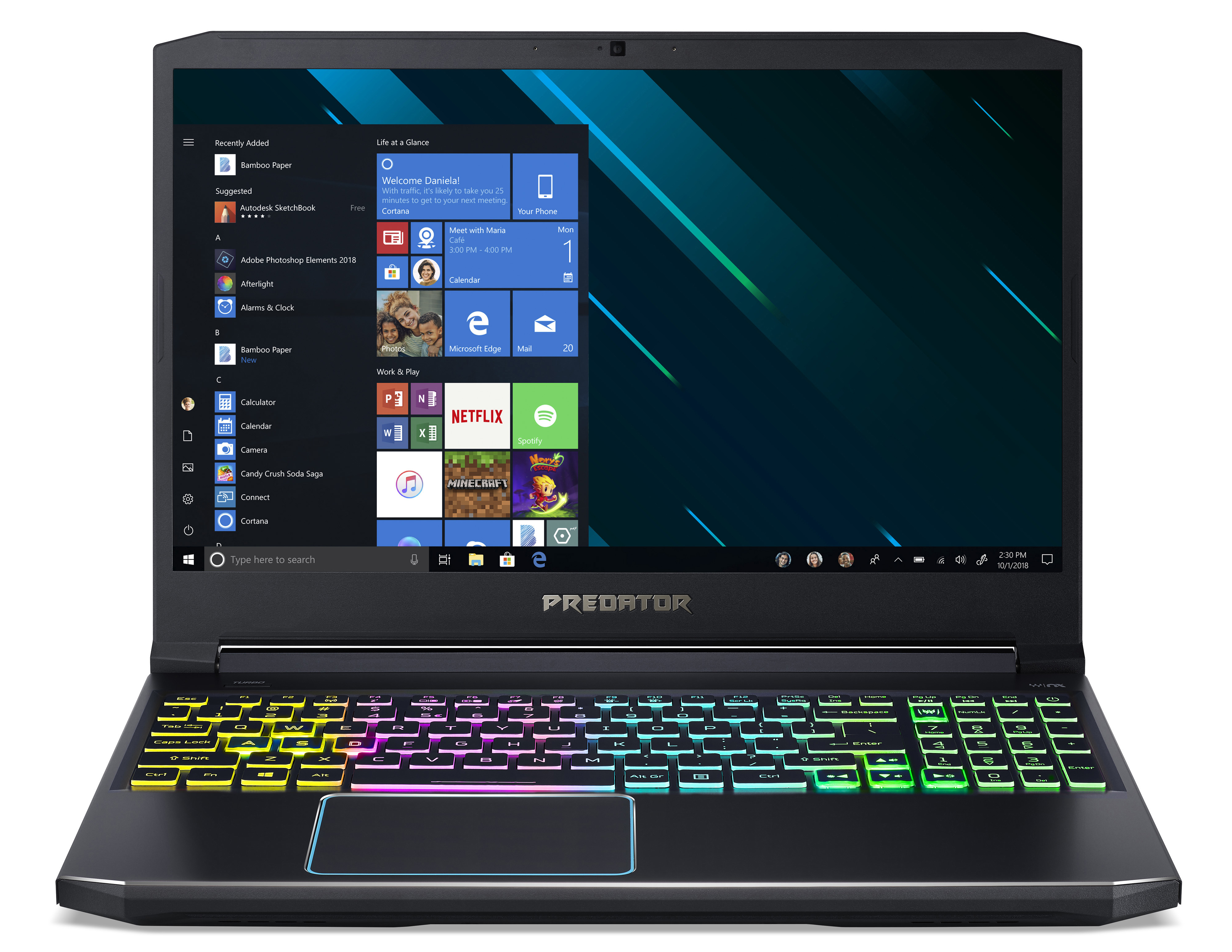 ACER Predator Helios 300 (PH315-52-78T7) - 15,6 Zoll - Intel® Core™ i7 i7-9750H - 16 GB - 1 TB - NVIDIA GeForce RTX™ 2060 - Windows 10 Home (64 Bit)