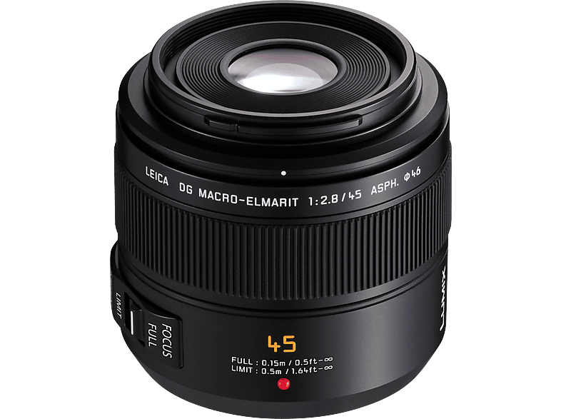 PANASONIC Macrolens Leica DG ELMARIT 45mm F2.8 Marco (H-ES045E)