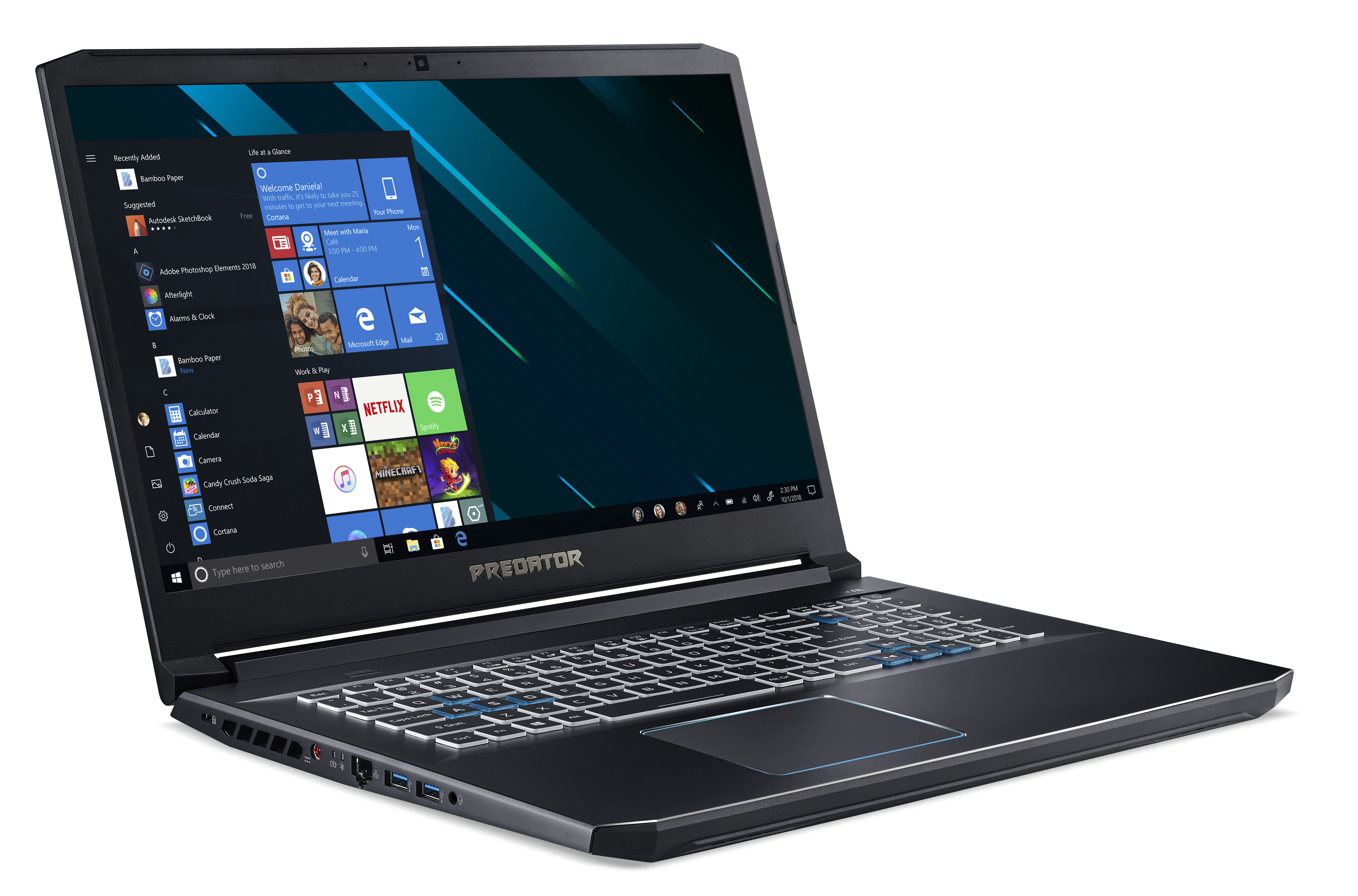 ACER Predator Helios 300 (PH317-53-78BK) - 17,3 Zoll - Intel® Core™ i7 i7-9750H - 16 GB - 1 TB - NVIDIA GeForce RTX™ 2060 - Windows 10 Home (64 Bit)