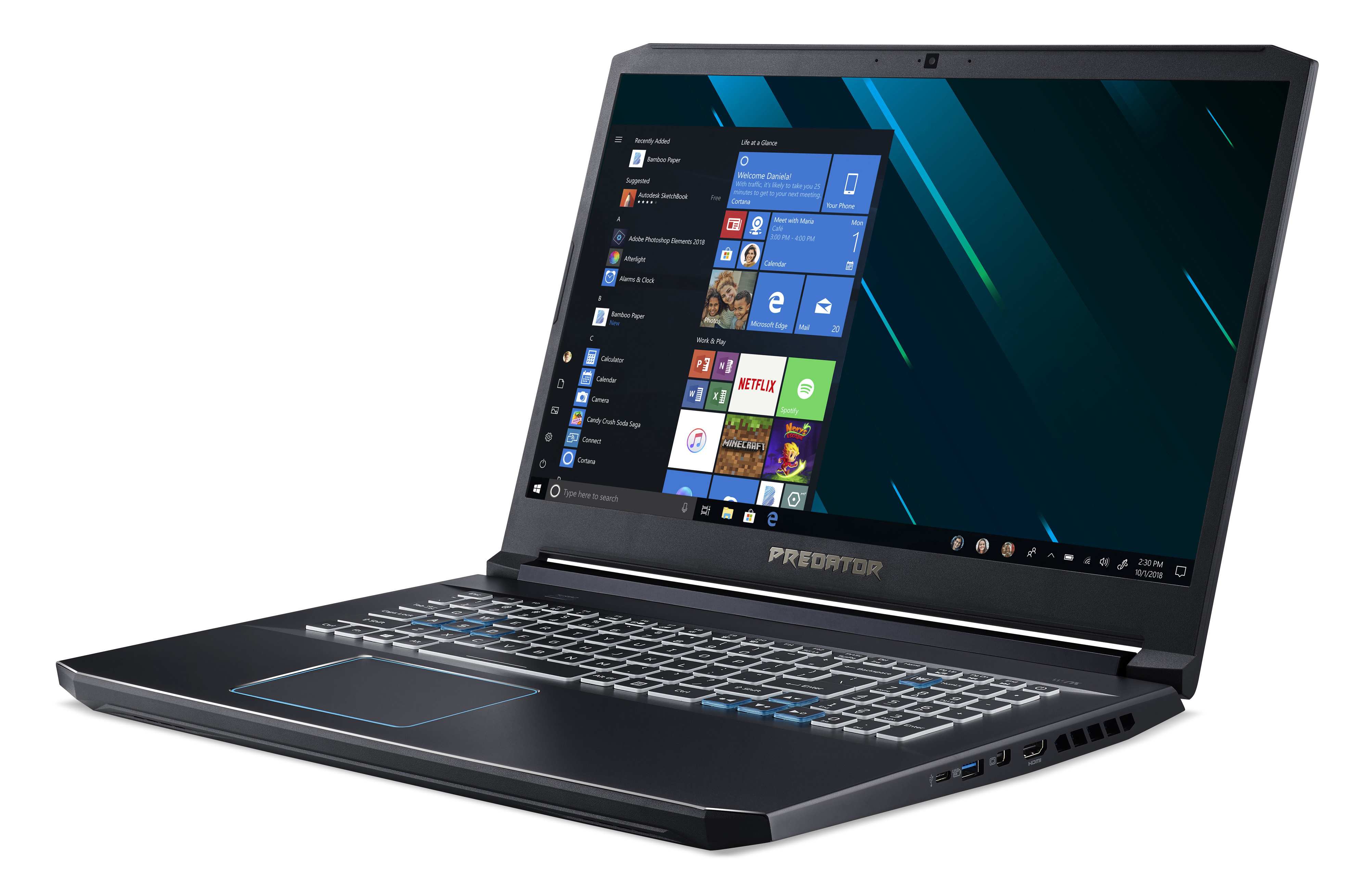 ACER Predator Helios 300 (PH317-53-757Z) - 17,3 Zoll - Intel® Core™ i7 i7-9750H - 16 GB - 1 TB - NVIDIA GeForce RTX™ 2070 - Windows 10 Home (64 Bit)