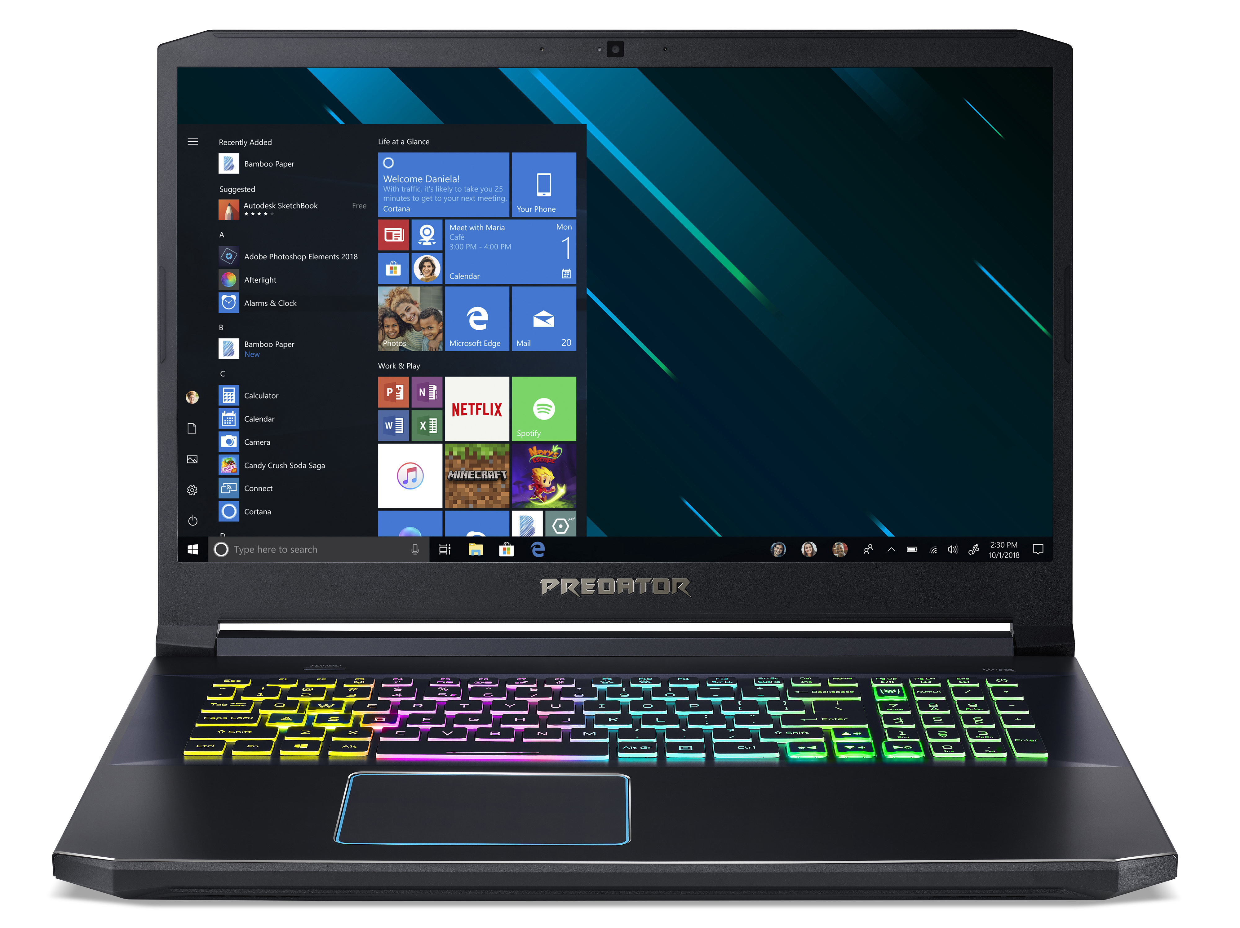 ACER Predator Helios 300 (PH317-53-757Z) - 17,3 Zoll - Intel® Core™ i7 i7-9750H - 16 GB - 1 TB - NVIDIA GeForce RTX™ 2070 - Windows 10 Home (64 Bit)