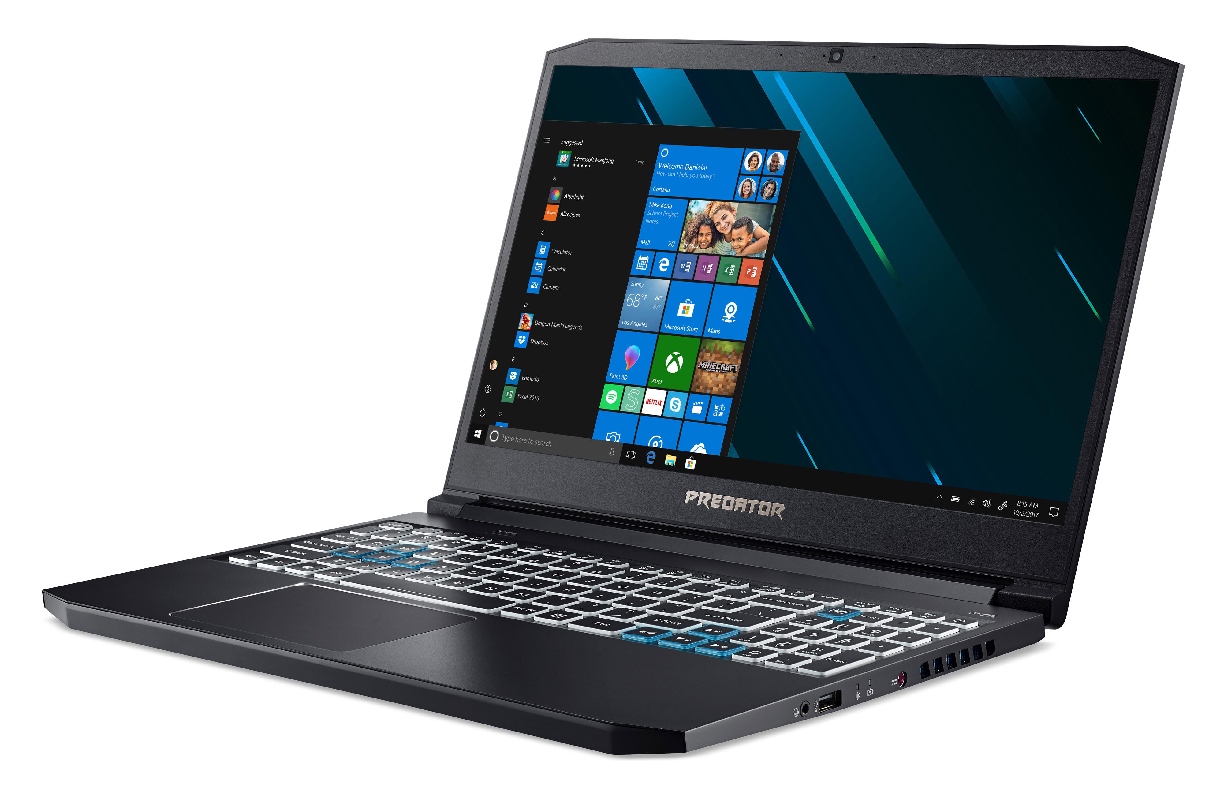 ACER Predator Triton 300 (PT315-51-7815) - 15,6 Zoll - Intel® Core™ i7 i7-9750H - 16 GB - 1 TB - NVIDIA GeForce® GTX 1650 - Windows 10 Home (64 Bit)