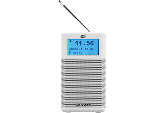 KENWOOD CRM10DABW - Radio digitale (DAB+, FM, Bianco)