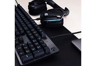 LOGITECH G513 RGB, Gaming Tastatur, Mechanisch, Logitech Romer G Tactile, kabelgebunden, Schwarz