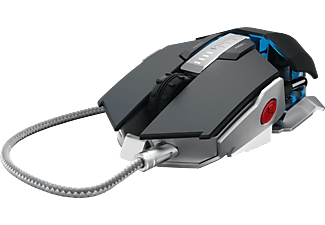 URAGE Morph² evo - Gaming Maus, Kabelgebunden, Optisch mit Laserdioden, 7000 dpi, Weiss/Schwarz