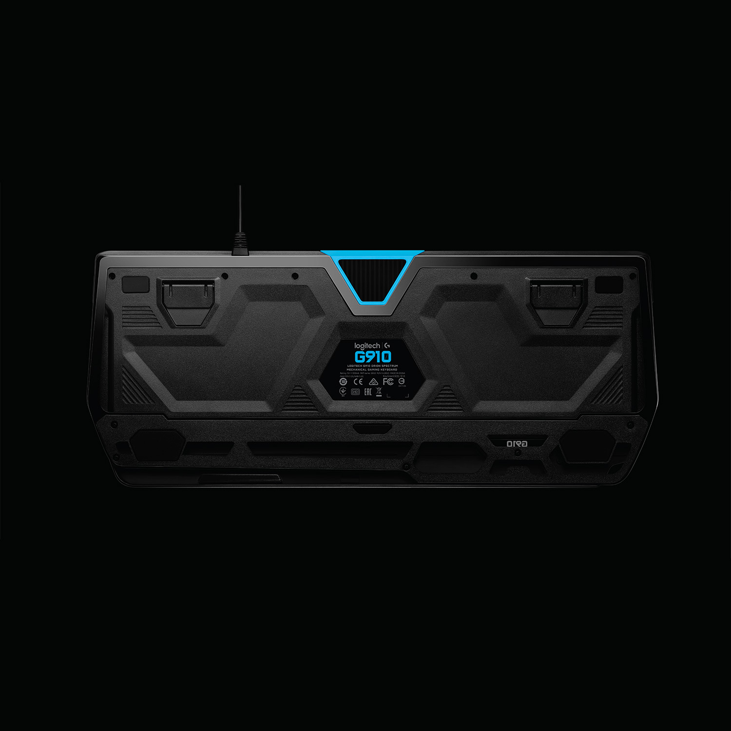 LOGITECH G910 Orion Spectrum RGB, Gaming Tastatur, Mechanisch, Logitech Romer G, kabelgebunden, Schwarz