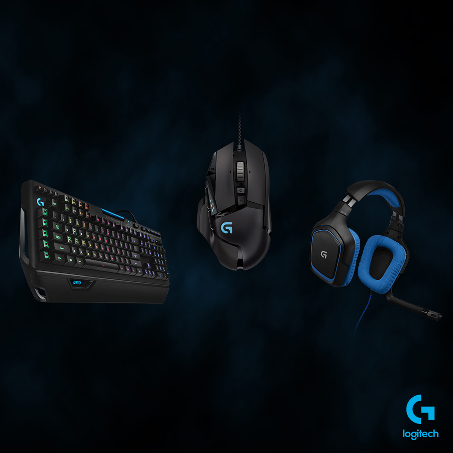 LOGITECH G910 Orion Spectrum RGB, Gaming Tastatur, Mechanisch, Logitech Romer G, kabelgebunden, Schwarz