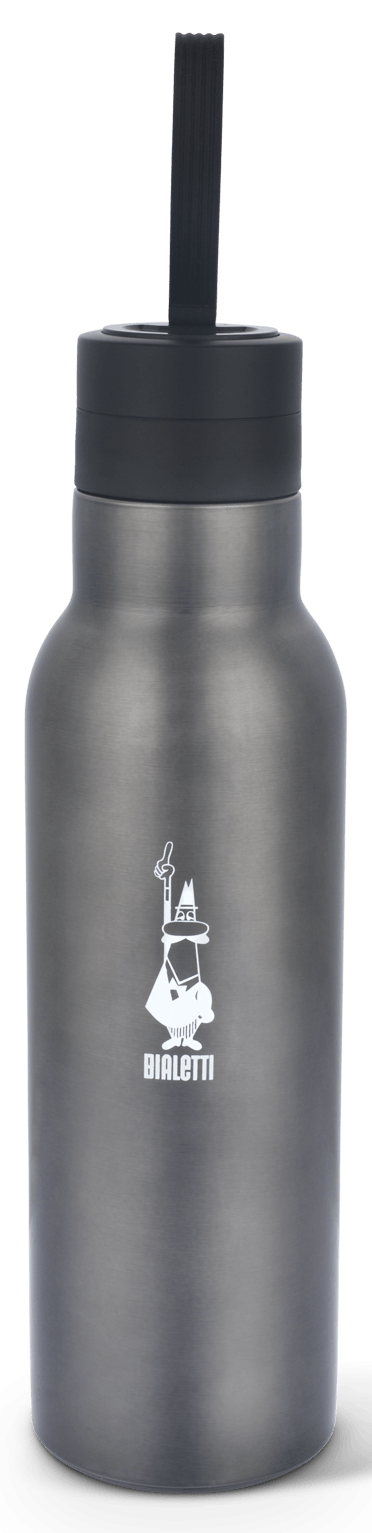 BIALETTI DCXIN00008 Hőtartó, rozsdamentes acél palack, szürke 500 ml