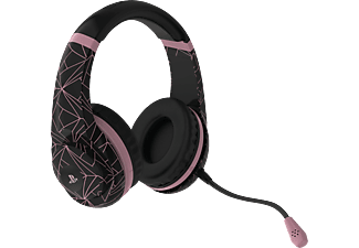 4GAMERS PRO4-70 Abstract - Cuffie da gioco (Nero/Oro rosa)