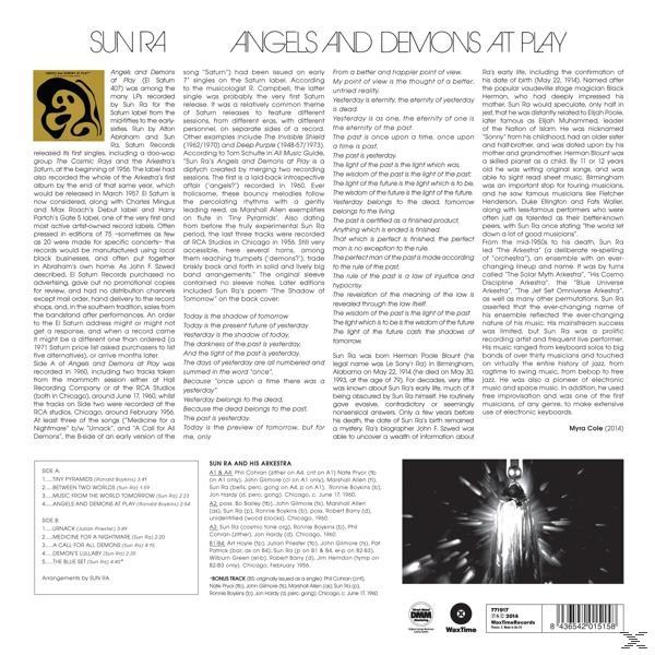 Egy vintage bakelit lemezborító albumművészettel és szöveggel, lemezcímkével.
